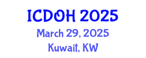 International Conference on Dentistry and Oral Health (ICDOH) March 29, 2025 - Kuwait, Kuwait