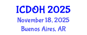 International Conference on Dentistry and Oral Health (ICDOH) November 18, 2025 - Buenos Aires, Argentina