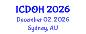 International Conference on Dentistry and Oral Health (ICDOH) December 02, 2026 - Sydney, Australia International Conference on Dentistry and Oral Health (ICDOH) December 02, 2026 - Sydney, Australia