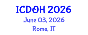 International Conference on Dentistry and Oral Health (ICDOH) June 03, 2026 - Rome, Italy