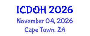 International Conference on Dentistry and Oral Health (ICDOH) November 04, 2026 - Cape Town, South Africa International Conference on Dentistry and Oral Health (ICDOH) November 04, 2026 - Cape Town, South Africa