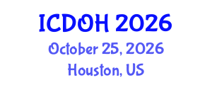 International Conference on Dentistry and Oral Health (ICDOH) October 25, 2026 - Houston, United States International Conference on Dentistry and Oral Health (ICDOH) October 25, 2026 - Houston, United States