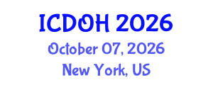 International Conference on Dentistry and Oral Health (ICDOH) October 07, 2026 - New York, United States International Conference on Dentistry and Oral Health (ICDOH) October 07, 2026 - New York, United States