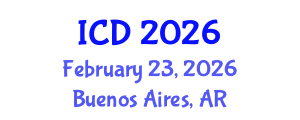 International Conference on Dentistry (ICD) February 23, 2026 - Buenos Aires, Argentina International Conference on Dentistry (ICD) February 23, 2026 - Buenos Aires, Argentina
