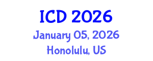 International Conference on Dentistry (ICD) January 05, 2026 - Honolulu, United States International Conference on Dentistry (ICD) January 05, 2026 - Honolulu, United States