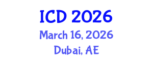 International Conference on Dentistry (ICD) March 16, 2026 - Dubai, United Arab Emirates International Conference on Dentistry (ICD) March 16, 2026 - Dubai, United Arab Emirates