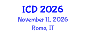 International Conference on Dentistry (ICD) November 11, 2026 - Rome, Italy International Conference on Dentistry (ICD) November 11, 2026 - Rome, Italy