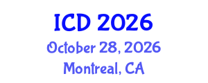 International Conference on Dentistry (ICD) October 28, 2026 - Montreal, Canada International Conference on Dentistry (ICD) October 28, 2026 - Montreal, Canada