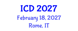 International Conference on Dentistry (ICD) February 18, 2027 - Rome, Italy International Conference on Dentistry (ICD) February 18, 2027 - Rome, Italy
