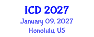International Conference on Dentistry (ICD) January 09, 2027 - Honolulu, United States International Conference on Dentistry (ICD) January 09, 2027 - Honolulu, United States
