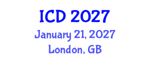 International Conference on Dentistry (ICD) January 21, 2027 - London, United Kingdom International Conference on Dentistry (ICD) January 21, 2027 - London, United Kingdom