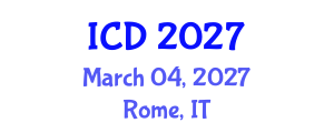 International Conference on Dentistry (ICD) March 04, 2027 - Rome, Italy International Conference on Dentistry (ICD) March 04, 2027 - Rome, Italy