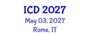 International Conference on Dentistry (ICD) May 03, 2027 - Rome, Italy International Conference on Dentistry (ICD) May 03, 2027 - Rome, Italy