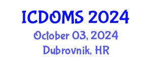 International Conference on Dentistry, Oral and Maxillofacial Surgery (ICDOMS) October 03, 2024 - Dubrovnik, Croatia