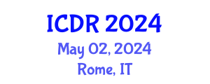 International Conference on Deradicalization and Radicalization (ICDR) May 02, 2024 - Rome, Italy