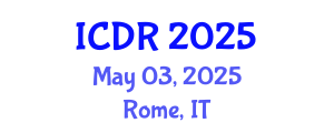 International Conference on Deradicalization and Radicalization (ICDR) May 03, 2025 - Rome, Italy