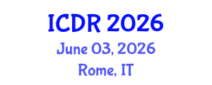 International Conference on Deradicalization and Radicalization (ICDR) June 03, 2026 - Rome, Italy