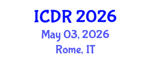 International Conference on Deradicalization and Radicalization (ICDR) May 03, 2026 - Rome, Italy