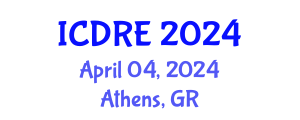 International Conference on Desalination and Renewable Energy (ICDRE) April 04, 2024 - Athens, Greece