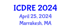 International Conference on Desalination and Renewable Energy (ICDRE) April 25, 2024 - Marrakesh, Morocco