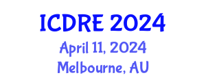 International Conference on Desalination and Renewable Energy (ICDRE) April 11, 2024 - Melbourne, Australia