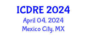 International Conference on Desalination and Renewable Energy (ICDRE) April 04, 2024 - Mexico City, Mexico