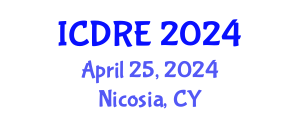 International Conference on Desalination and Renewable Energy (ICDRE) April 25, 2024 - Nicosia, Cyprus