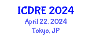 International Conference on Desalination and Renewable Energy (ICDRE) April 22, 2024 - Tokyo, Japan