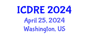 International Conference on Desalination and Renewable Energy (ICDRE) April 25, 2024 - Washington, United States