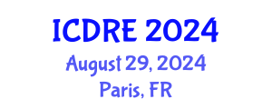 International Conference on Desalination and Renewable Energy (ICDRE) August 29, 2024 - Paris, France