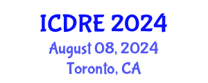 International Conference on Desalination and Renewable Energy (ICDRE) August 08, 2024 - Toronto, Canada