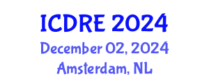 International Conference on Desalination and Renewable Energy (ICDRE) December 02, 2024 - Amsterdam, Netherlands