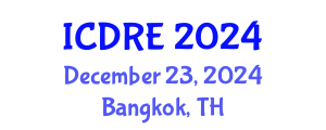 International Conference on Desalination and Renewable Energy (ICDRE) December 23, 2024 - Bangkok, Thailand