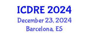 International Conference on Desalination and Renewable Energy (ICDRE) December 23, 2024 - Barcelona, Spain
