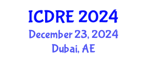 International Conference on Desalination and Renewable Energy (ICDRE) December 23, 2024 - Dubai, United Arab Emirates