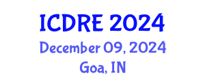 International Conference on Desalination and Renewable Energy (ICDRE) December 09, 2024 - Goa, India