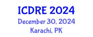 International Conference on Desalination and Renewable Energy (ICDRE) December 30, 2024 - Karachi, Pakistan