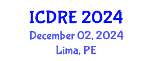 International Conference on Desalination and Renewable Energy (ICDRE) December 02, 2024 - Lima, Peru