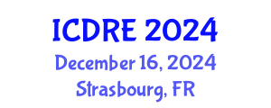 International Conference on Desalination and Renewable Energy (ICDRE) December 16, 2024 - Strasbourg, France