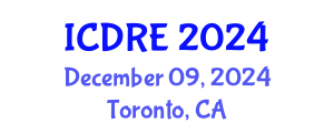 International Conference on Desalination and Renewable Energy (ICDRE) December 09, 2024 - Toronto, Canada