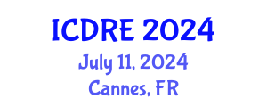 International Conference on Desalination and Renewable Energy (ICDRE) July 11, 2024 - Cannes, France