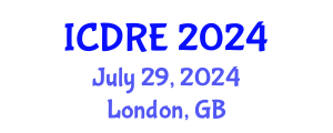 International Conference on Desalination and Renewable Energy (ICDRE) July 29, 2024 - London, United Kingdom