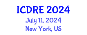 International Conference on Desalination and Renewable Energy (ICDRE) July 11, 2024 - New York, United States