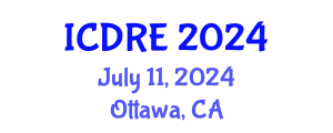 International Conference on Desalination and Renewable Energy (ICDRE) July 11, 2024 - Ottawa, Canada