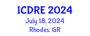 International Conference on Desalination and Renewable Energy (ICDRE) July 18, 2024 - Rhodes, Greece