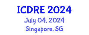 International Conference on Desalination and Renewable Energy (ICDRE) July 04, 2024 - Singapore, Singapore