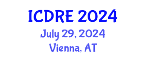 International Conference on Desalination and Renewable Energy (ICDRE) July 29, 2024 - Vienna, Austria