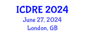 International Conference on Desalination and Renewable Energy (ICDRE) June 27, 2024 - London, United Kingdom