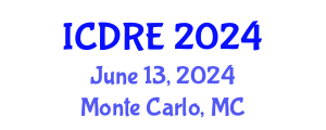 International Conference on Desalination and Renewable Energy (ICDRE) June 13, 2024 - Monte Carlo, Monaco