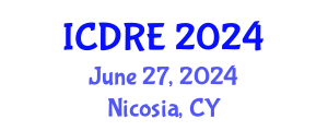 International Conference on Desalination and Renewable Energy (ICDRE) June 27, 2024 - Nicosia, Cyprus